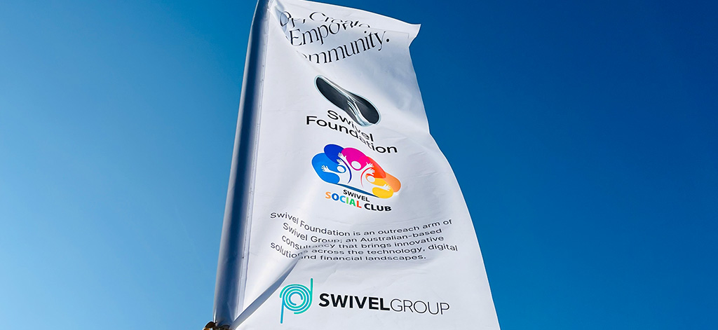 swivel foundation and swivel social club collaboration banner